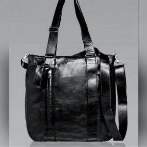 RUDSAK Black Leather Bag